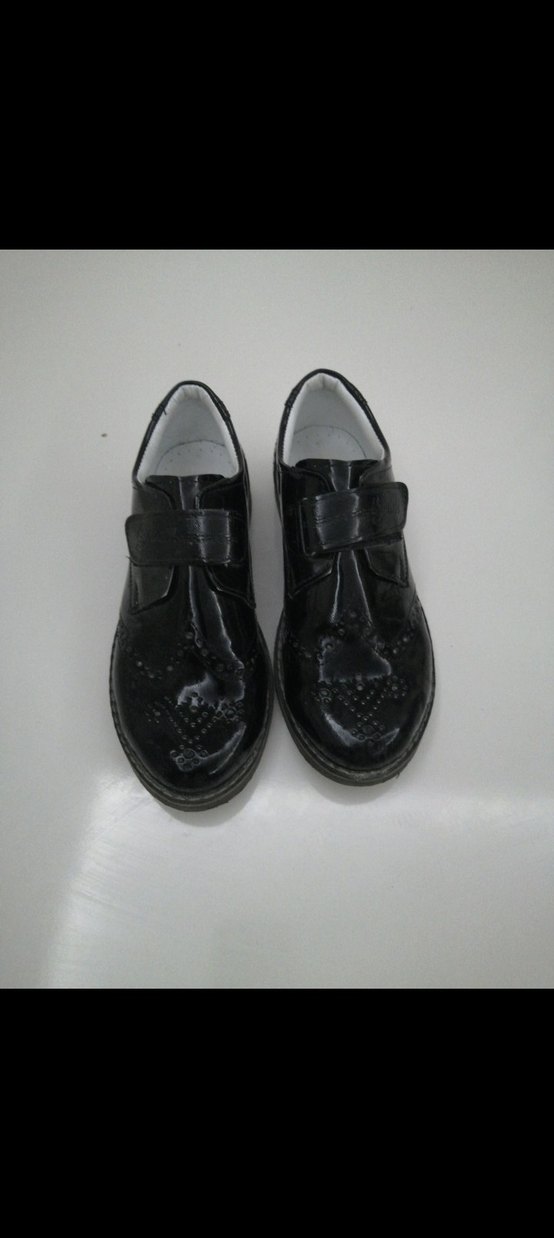 Erkek Çocuk Siyah Rugan Tokalı Ayakkabı - Görsel 3