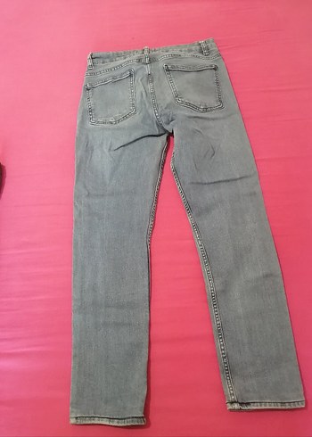 Gri Erkek Regular Fit Denim Jean - Görsel 3