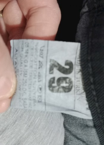 Erkek Siyah Kot Pantolon - Görsel 4