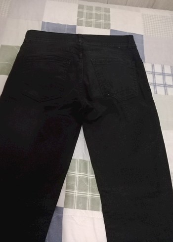 Erkek Siyah Kot Pantolon - Görsel 3