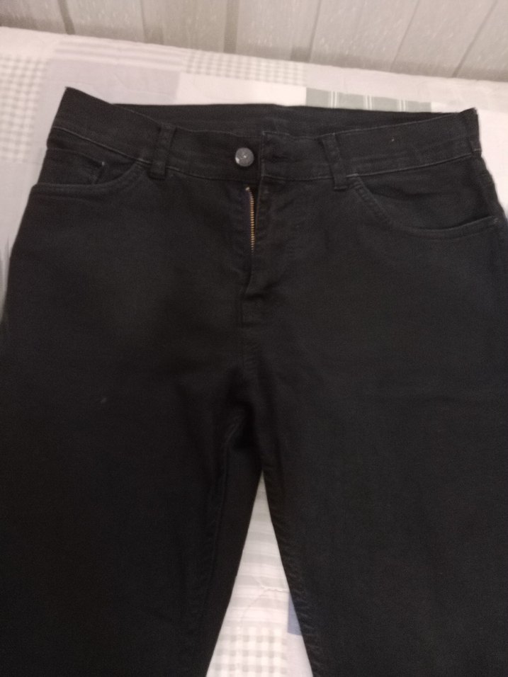 Erkek Siyah Kot Pantolon - Görsel 2