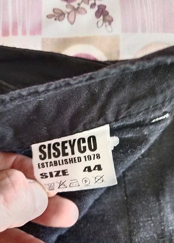 Siyah Kemerli Erkek Normal Paça Pantolon - Görsel 3