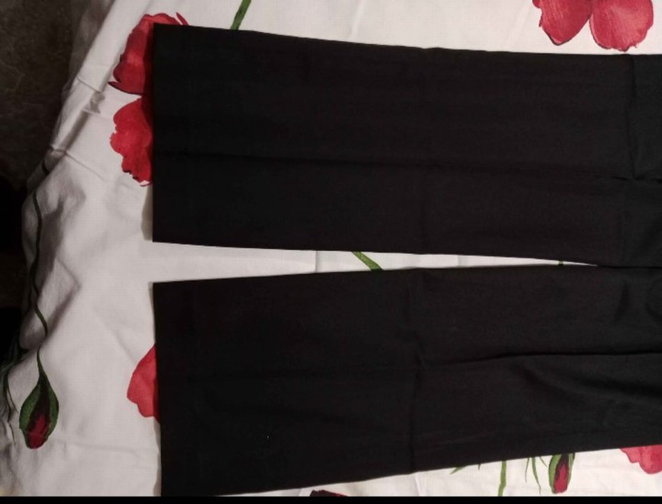 Regular Fit Siyah Pilili Erkek Pantolon - Görsel 3