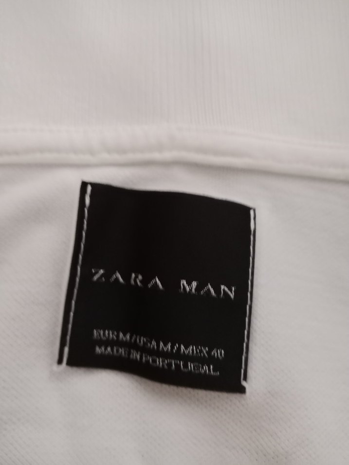 Düğmeli Beyaz Kısa Kollu Erkek Polo Tişört - Görsel 2