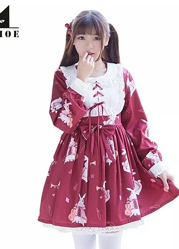 Harajuku kawaii lolita elbise