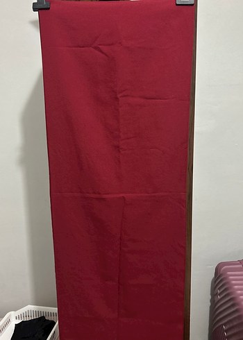 Bordo Drapeli Kadın Şal