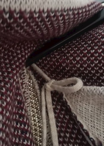 Bohem Desenli Örgü Hırka - Görsel 6