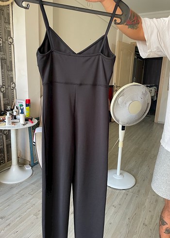 Bershka BERSHKA V Yaka Tül Detaylı Tulum