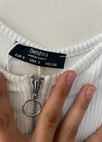s Beden BERSHKA Fermuarlı Elbise