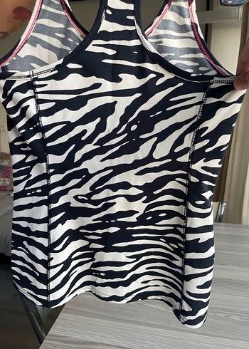 m Beden H&MZebra Desenli Siyah Beyaz Spor Atlet