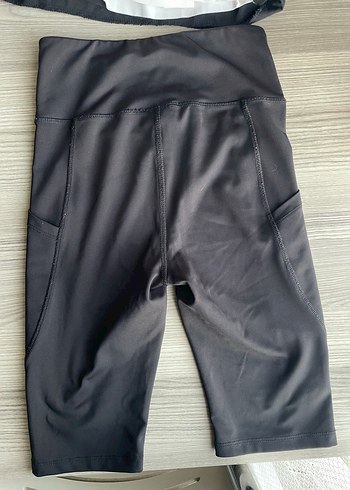 Trendyol & Milla Kadın Siyah Yüksek Bel Midi Spor Şort
