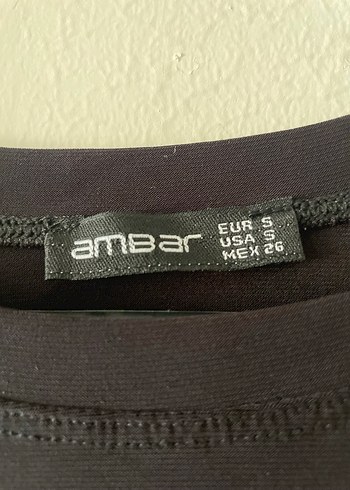 s Beden Siyah Uzun Kollu Minimalist Bluz