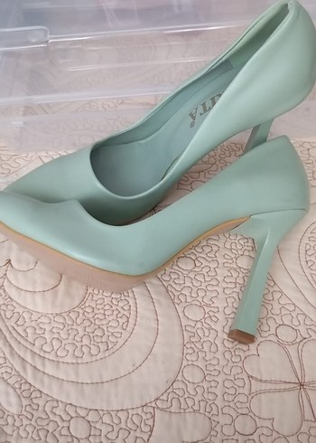 Diğer Pastel Stiletto Kadın Topuklu Ayakkabı
