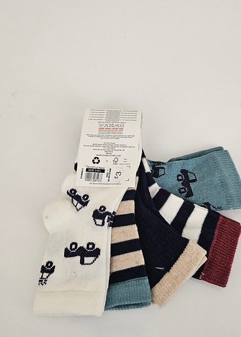 Erkek Çocuk Çok Renkli Desenli Çorap Seti - Görsel 5