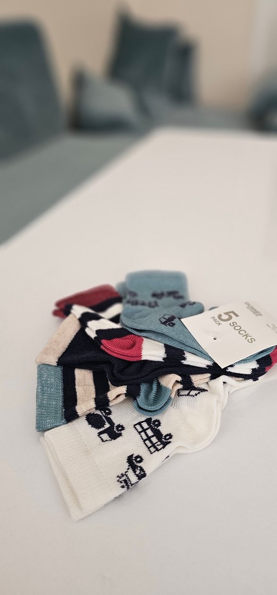 Erkek Çocuk Çok Renkli Desenli Çorap Seti - Görsel 3