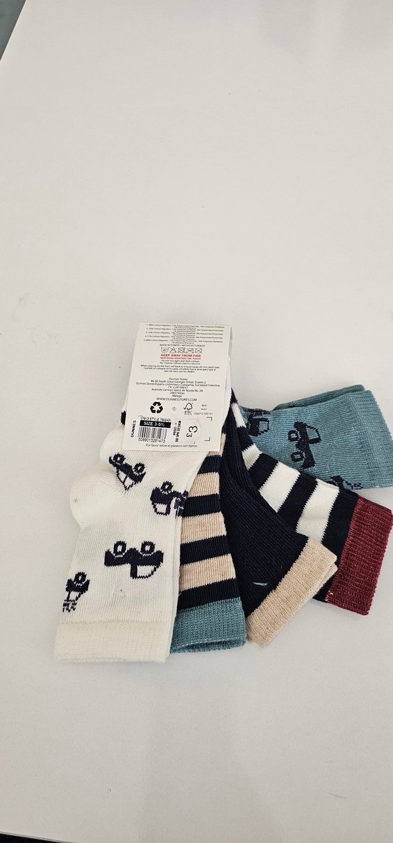 Erkek Çocuk Çok Renkli Desenli Çorap Seti - Görsel 5