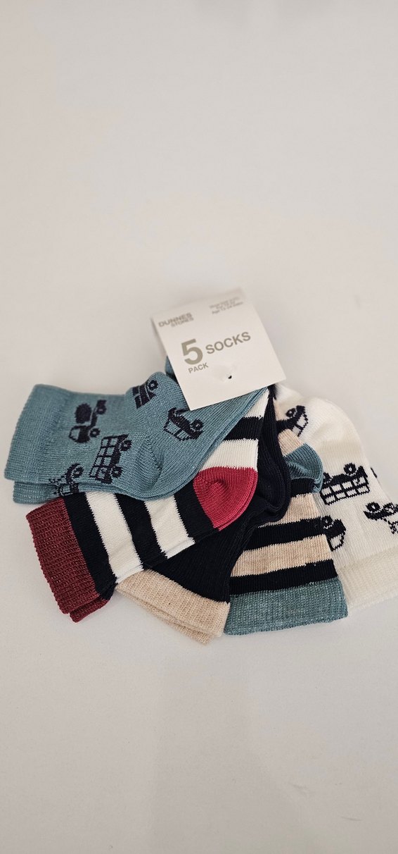 Erkek Çocuk Çok Renkli Desenli Çorap Seti - Görsel 4