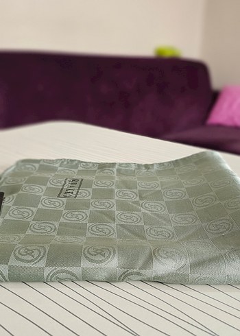 Vakko Kadın Fermuarlı Haki Şal - Görsel 6