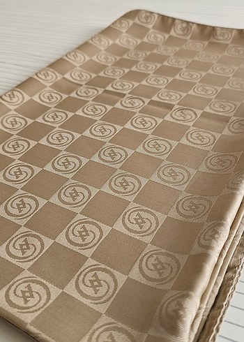 Bej Piliseli Kadın Şal Vakko - Görsel 7