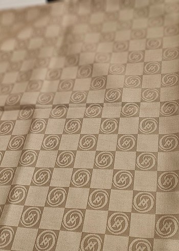 Bej Piliseli Kadın Şal Vakko - Görsel 2