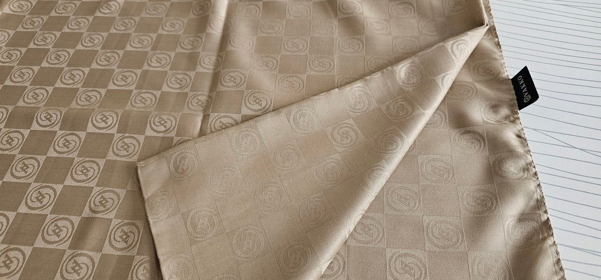 Bej Piliseli Kadın Şal Vakko - Görsel 5