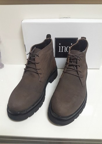 İNCİ HAKİKİ DERİKahverengi Süet Erkek CASUEL Bot 40 - Görsel 3