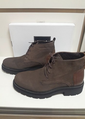 İNCİ HAKİKİ DERİKahverengi Süet Erkek CASUEL Bot 40 - Görsel 4