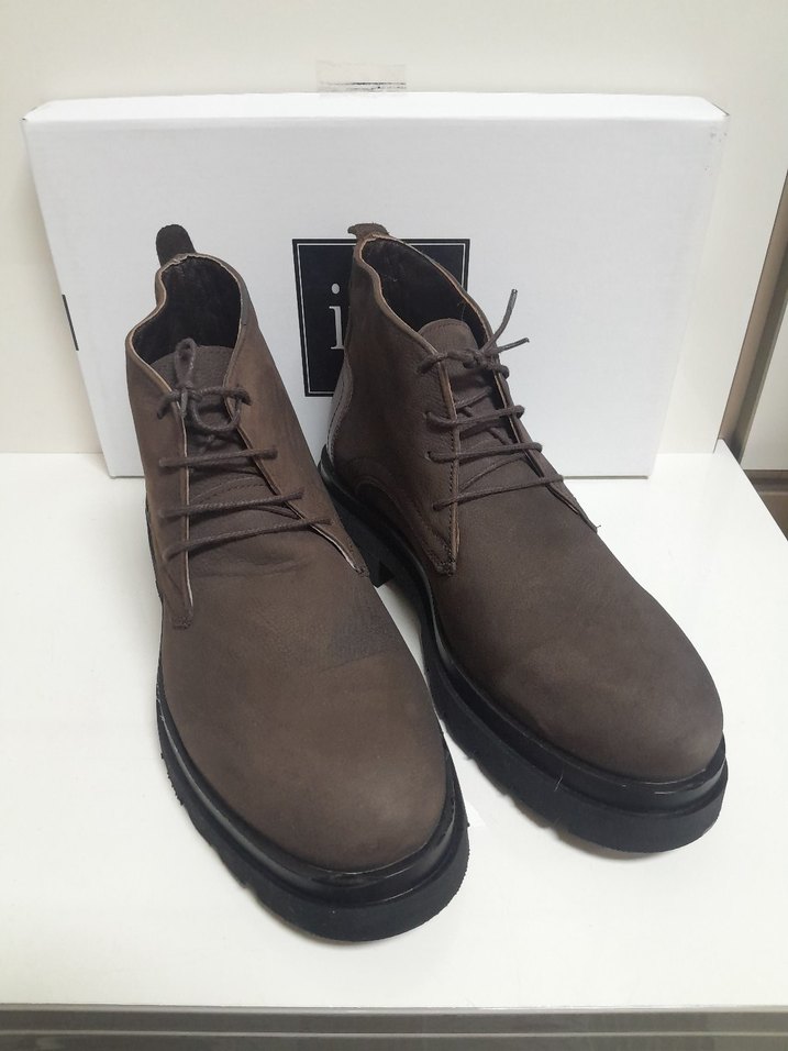 İNCİ HAKİKİ DERİKahverengi Süet Erkek CASUEL Bot 40 - Görsel 2