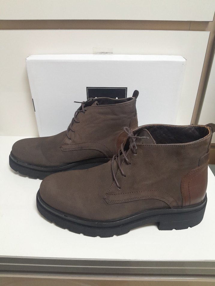 İNCİ HAKİKİ DERİKahverengi Süet Erkek CASUEL Bot 40 - Görsel 4