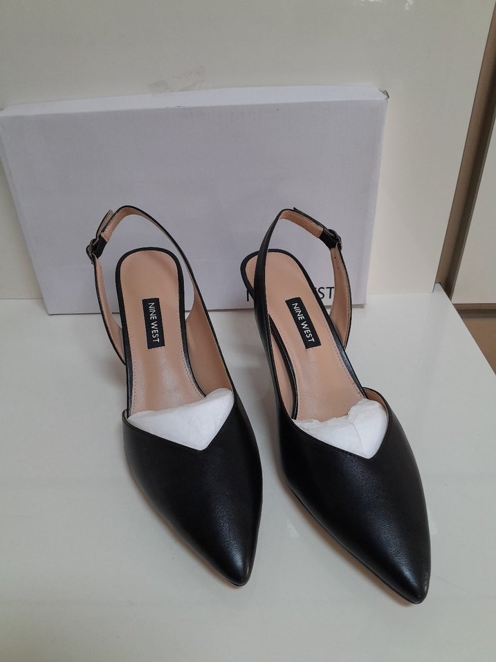 NİNE WEST Siyah Tokalı İnce Topuklu Kadın Stiletto 38 - Görsel 3