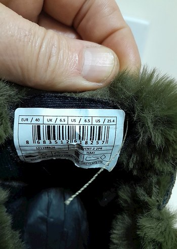 İNCİ SICAK Kürklü Kadın Süet Bot 40 - Görsel 9