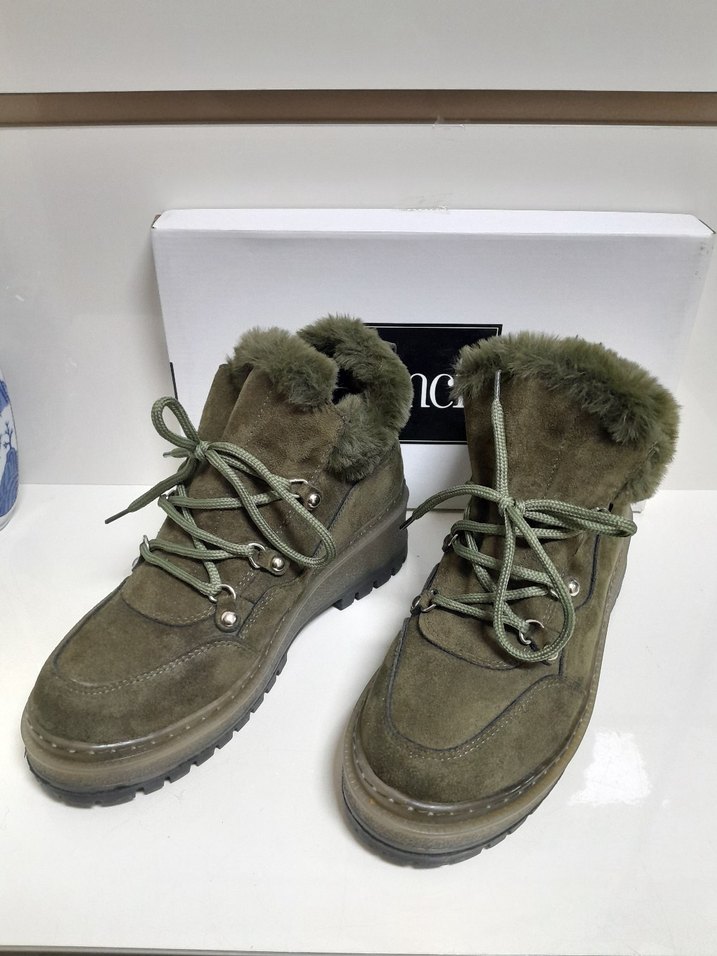 İNCİ SICAK Kürklü Kadın Süet Bot 40 - Görsel 3