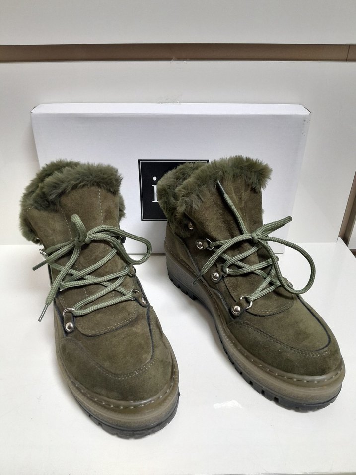 İNCİ SICAK Kürklü Kadın Süet Bot 40 - Görsel 2
