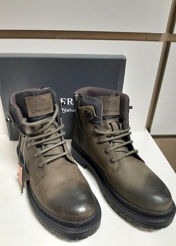 LUMBERJACK HAKİKİ DERİ FERMUARLI BAĞCIKLI BOT 41 - Görsel 3