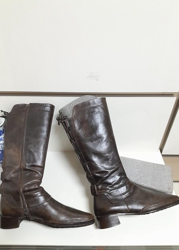 VARESE ORJİNAL GERÇEK İTALYAN HAKİKİ DERİ EMSALSİZ ÇİZME 38 - Görsel 7