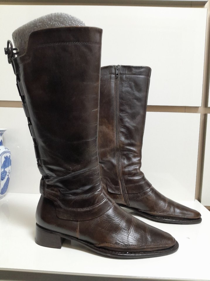 VARESE ORJİNAL GERÇEK İTALYAN HAKİKİ DERİ EMSALSİZ ÇİZME 38 - Görsel 5