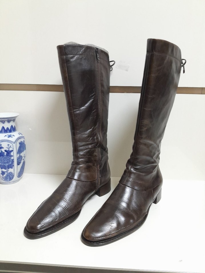VARESE ORJİNAL GERÇEK İTALYAN HAKİKİ DERİ EMSALSİZ ÇİZME 38 - Görsel 3