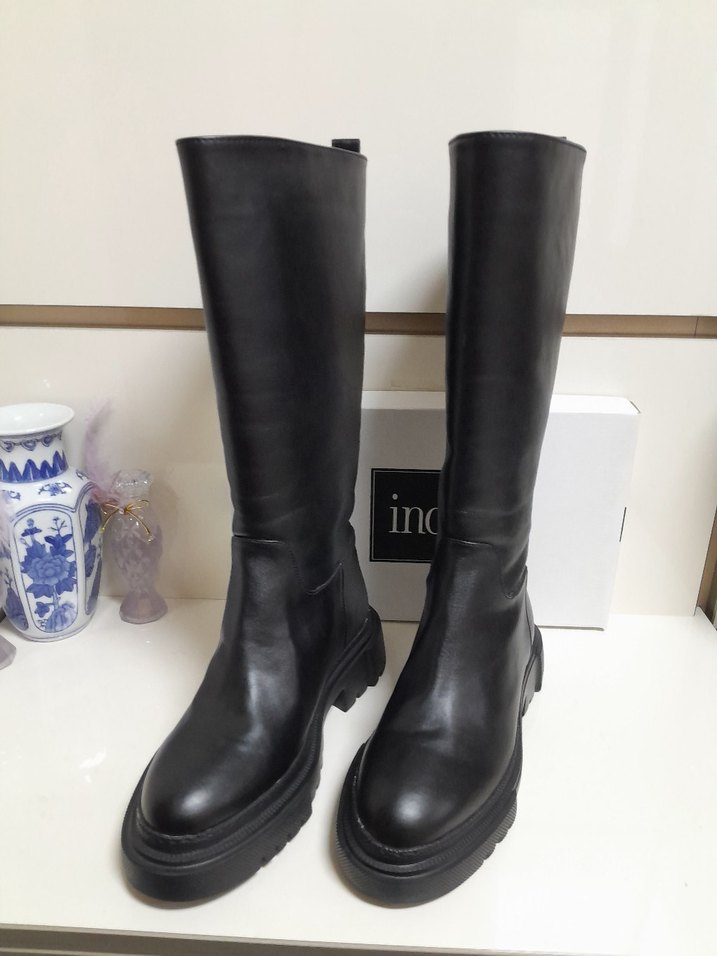 SIFIR İNCİ FERMUARSIZ SUNİ DERİ ÇİZME 39 - Görsel 3