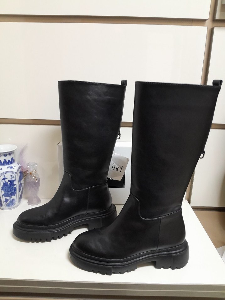 SIFIR İNCİ FERMUARSIZ SUNİ DERİ ÇİZME 39 - Görsel 4