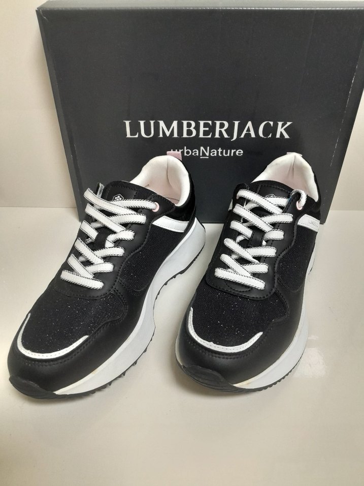 SIFIR Siyah Çizgili LUMBERJACK Spor Ayakkabı 37 - Görsel 2