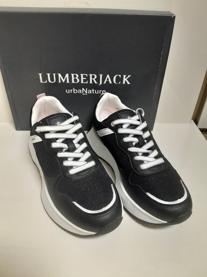 SIFIR Siyah Çizgili LUMBERJACK Spor Ayakkabı 37 - Görsel 3