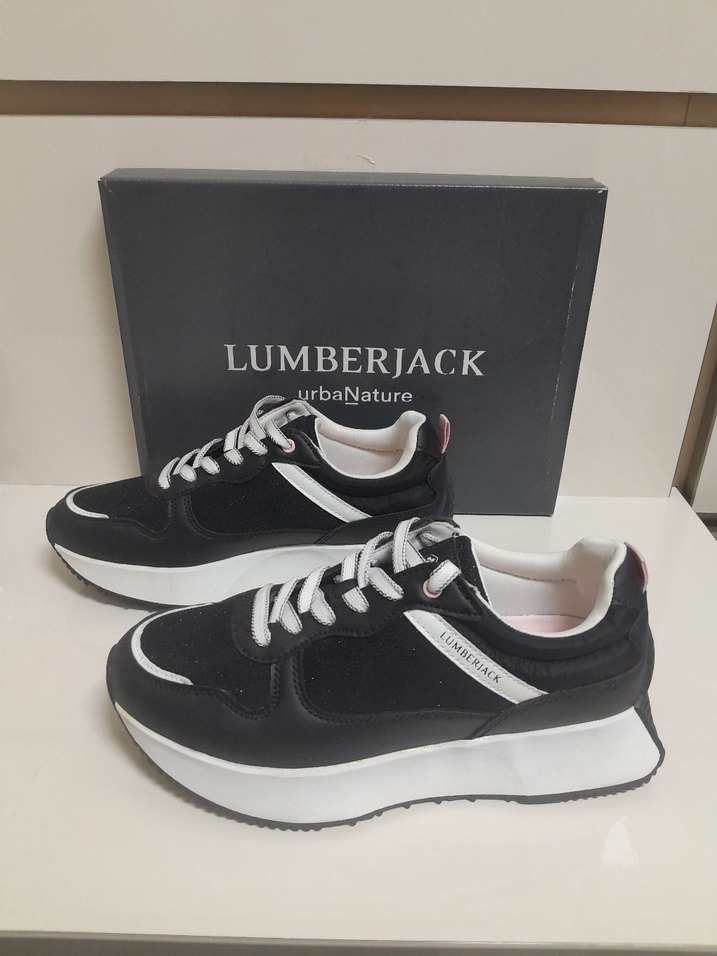 SIFIR Siyah Çizgili LUMBERJACK Spor Ayakkabı 37 - Görsel 5