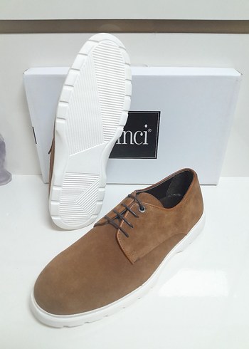 Inci Erkek Kahverengi Süet Klasik Ayakkabı 41 - Görsel 8
