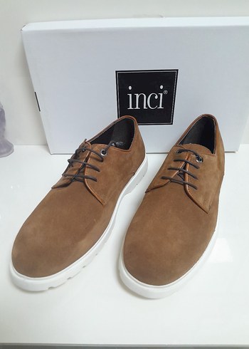 Inci Erkek Kahverengi Süet Klasik Ayakkabı 41 - Görsel 2