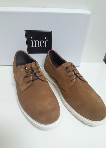 Inci Erkek Kahverengi Süet Klasik Ayakkabı 41 - Görsel 3