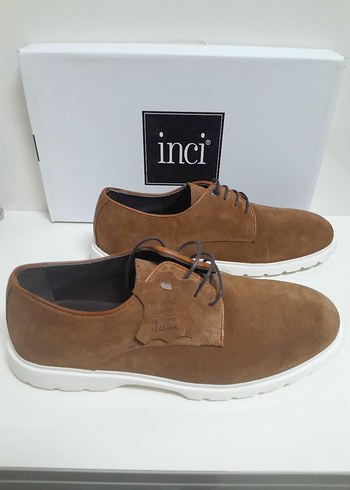 Inci Erkek Kahverengi Süet Klasik Ayakkabı 41 - Görsel 4