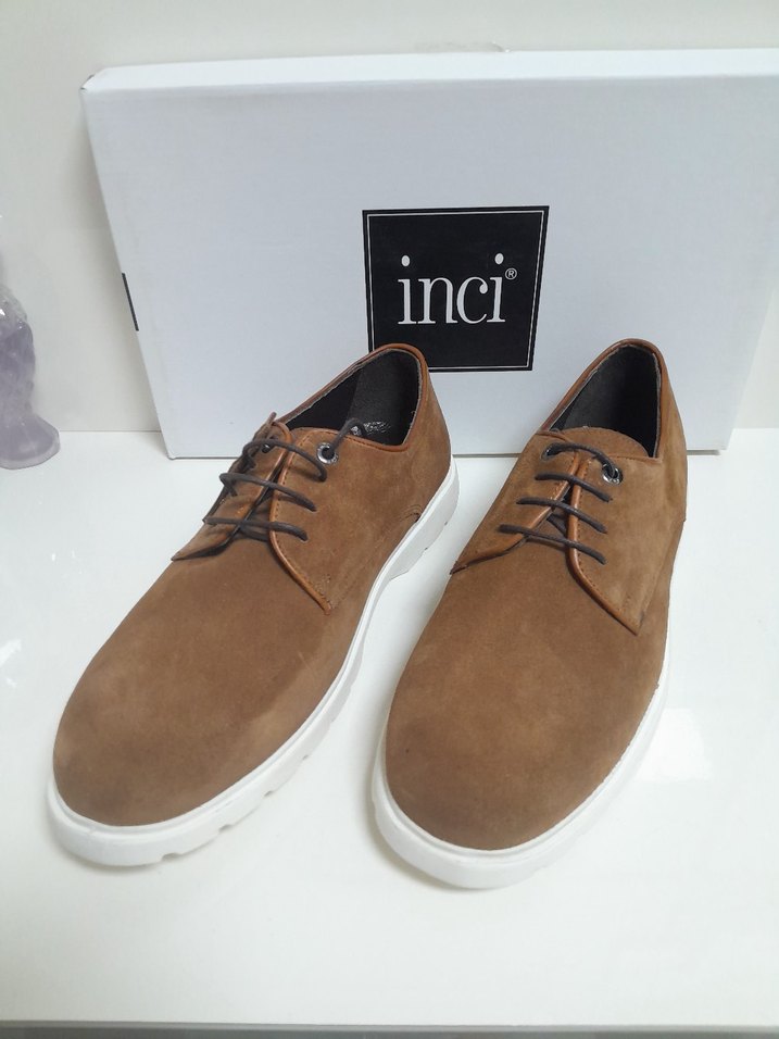 Inci Erkek Kahverengi Süet Klasik Ayakkabı 41 - Görsel 2