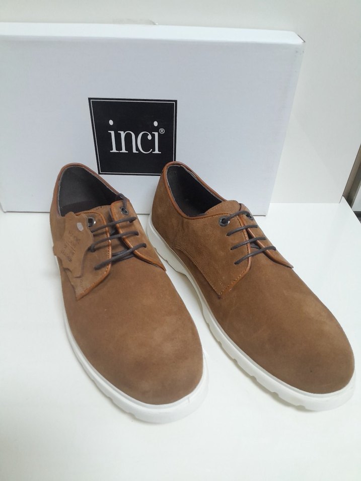 Inci Erkek Kahverengi Süet Klasik Ayakkabı 41 - Görsel 3