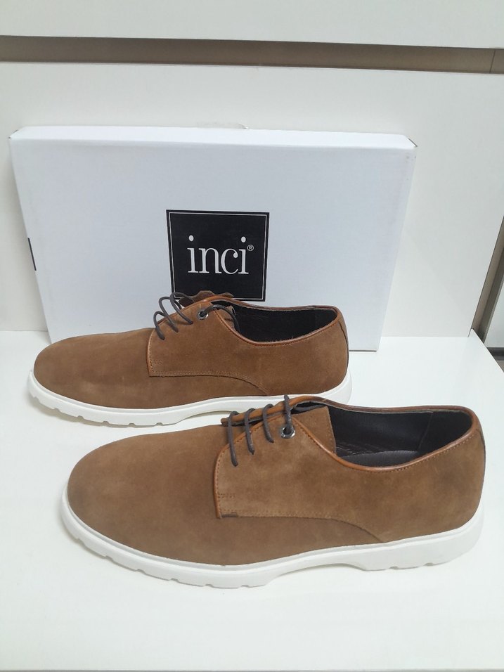 Inci Erkek Kahverengi Süet Klasik Ayakkabı 41 - Görsel 5