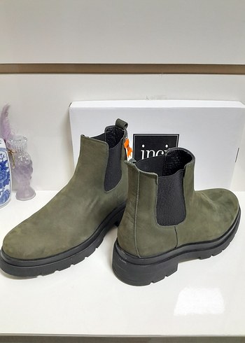 SIFIR İNCİ HAKİKİ DERİ YANLAR ESNEK BOT 40 - Görsel 8